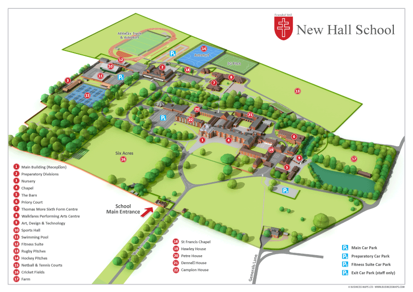 Photo Tour New Hall School